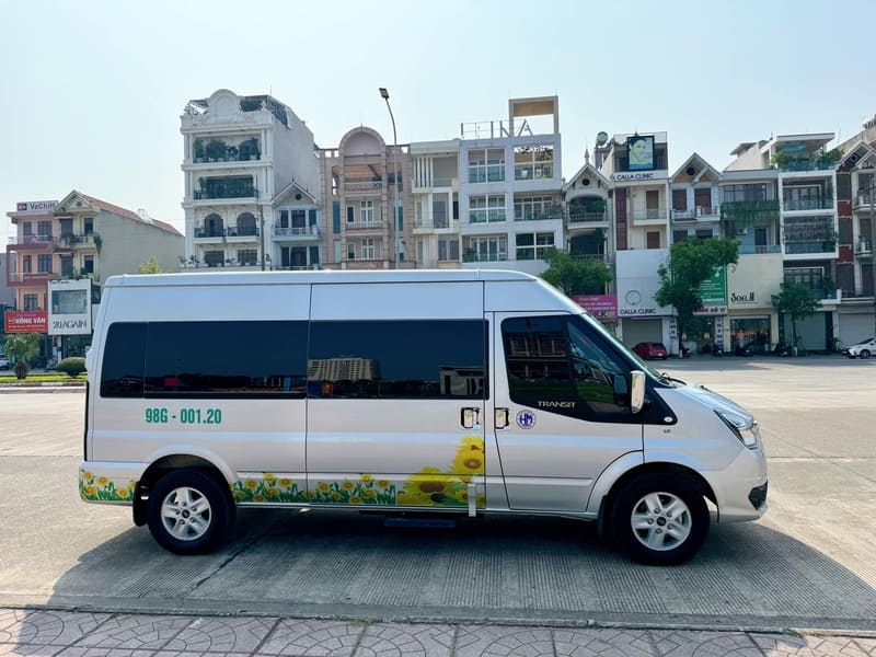Nhà xe Hoa Hướng Dương Bắc Giang Yên Phụ đi Hà Nội Hạ Long