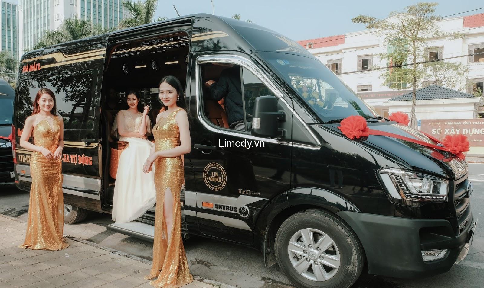 Xe Hà Hải limousine: Bến xe, giá vé, số điện thoại đặt vé, lịch trình Hà Nội Thái Bình