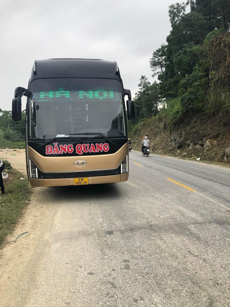 Nhà xe Đăng Quang Hà Giang đi Hà Nội Mỹ Đình Gia Lâm