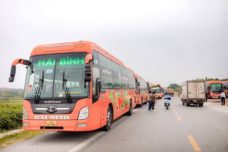 Nhà xe Hải Bình Con Cuông Nghệ An đi Hà Nội Bắc Ninh Hưng Yên