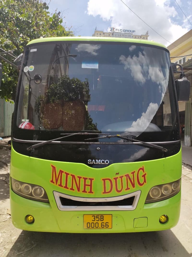 Nhà xe Minh Dũng Kim Sơn Cồn Thoi Ninh Bình đi Mỹ Đình Yên Nghĩa