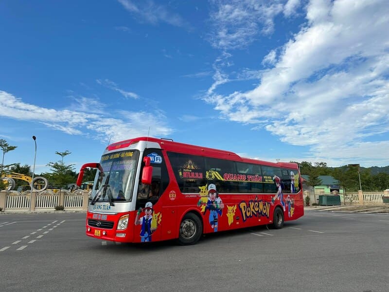 Nhà xe Quang Tuấn Điện Biên đi Bắc Giang Hà Nội Hải Phòng