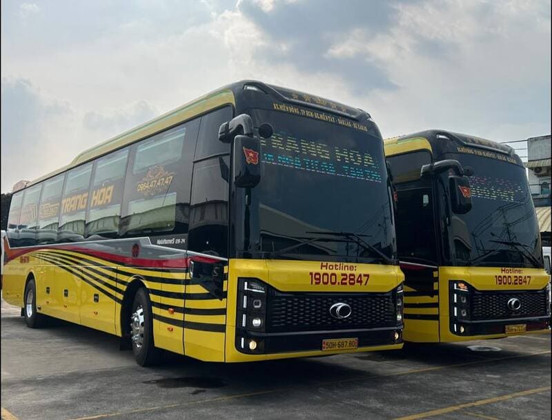 Nhà xe Trang Hòa Đắk Lắk Đắk Nông Bình Dương Sài Gòn TPHCM