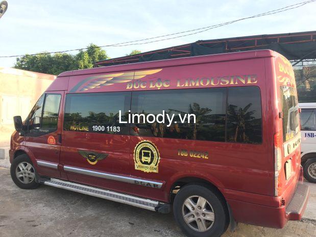 Xe Đức Lộc limousine: Bến xe, giá vé, số điện thoại đặt vé, lịch trình Nam Định Quảng Ninh