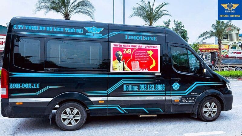 Nhà xe Thời Đại 4.0 limousine Hà Nội đi Hà Nam Phủ Lý Tam Chúc