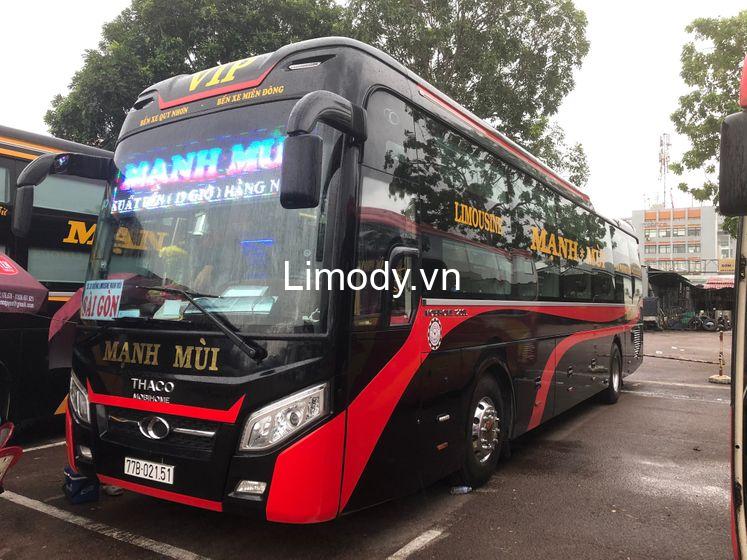 Xe Mạnh Mùi: Bến xe, giá vé, số điện thoại đặt vé, lịch trình Sài Gòn Bình Định