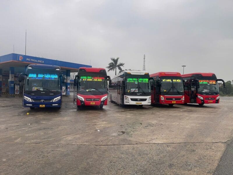 Nhà xe Giang Anh Tuấn Nghĩa Kỳ Anh Hà Tĩnh đi Hà Nội Nội Bài