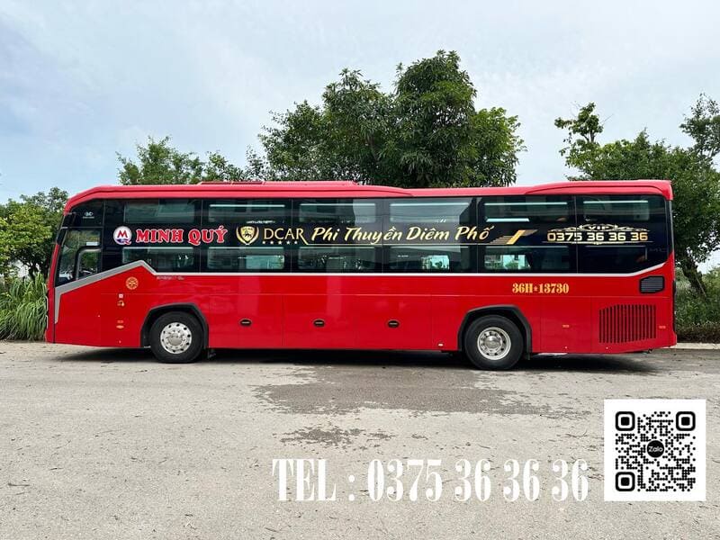 Nhà xe Minh Quý Hậu Lộc Thanh Hóa Hà Nội Sài Gòn Bình Dương