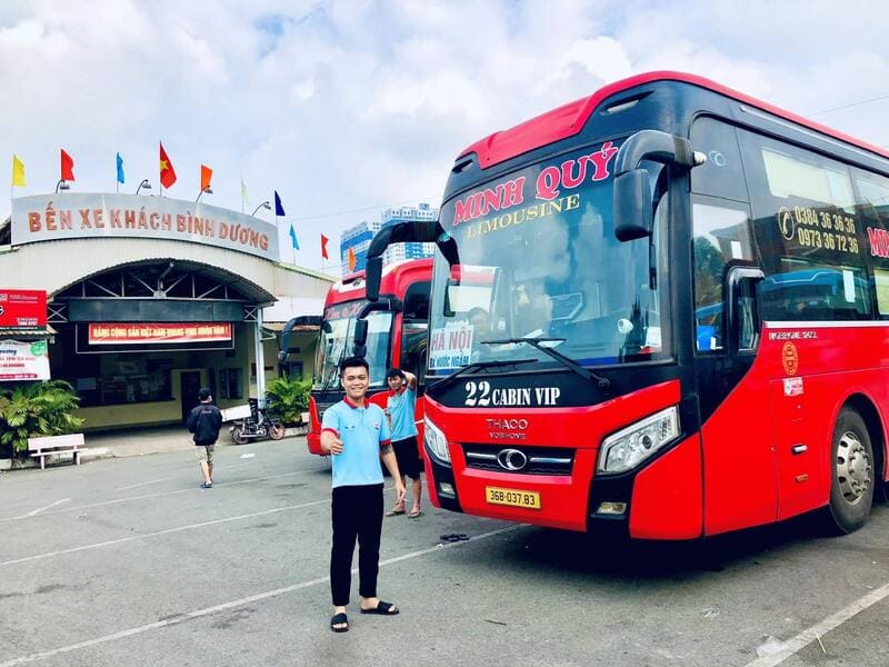 Nhà xe Minh Quý Hậu Lộc Thanh Hóa Hà Nội Sài Gòn Bình Dương