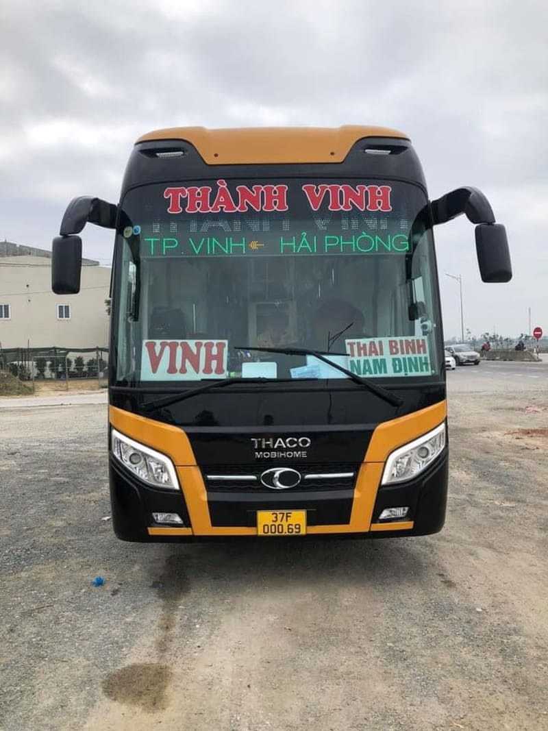 Nhà xe Thành Vinh Nghệ An từ Vinh đi Hải Phòng Thanh Hóa