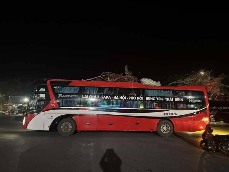 Nhà xe Việt Anh Lai Châu đi Hà Nội Hưng Yên Thái Bình