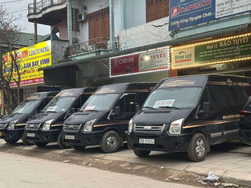 Nhà xe Việt Khánh limousine Hà Nội đi Hà Tĩnh Hương Khê Vinh