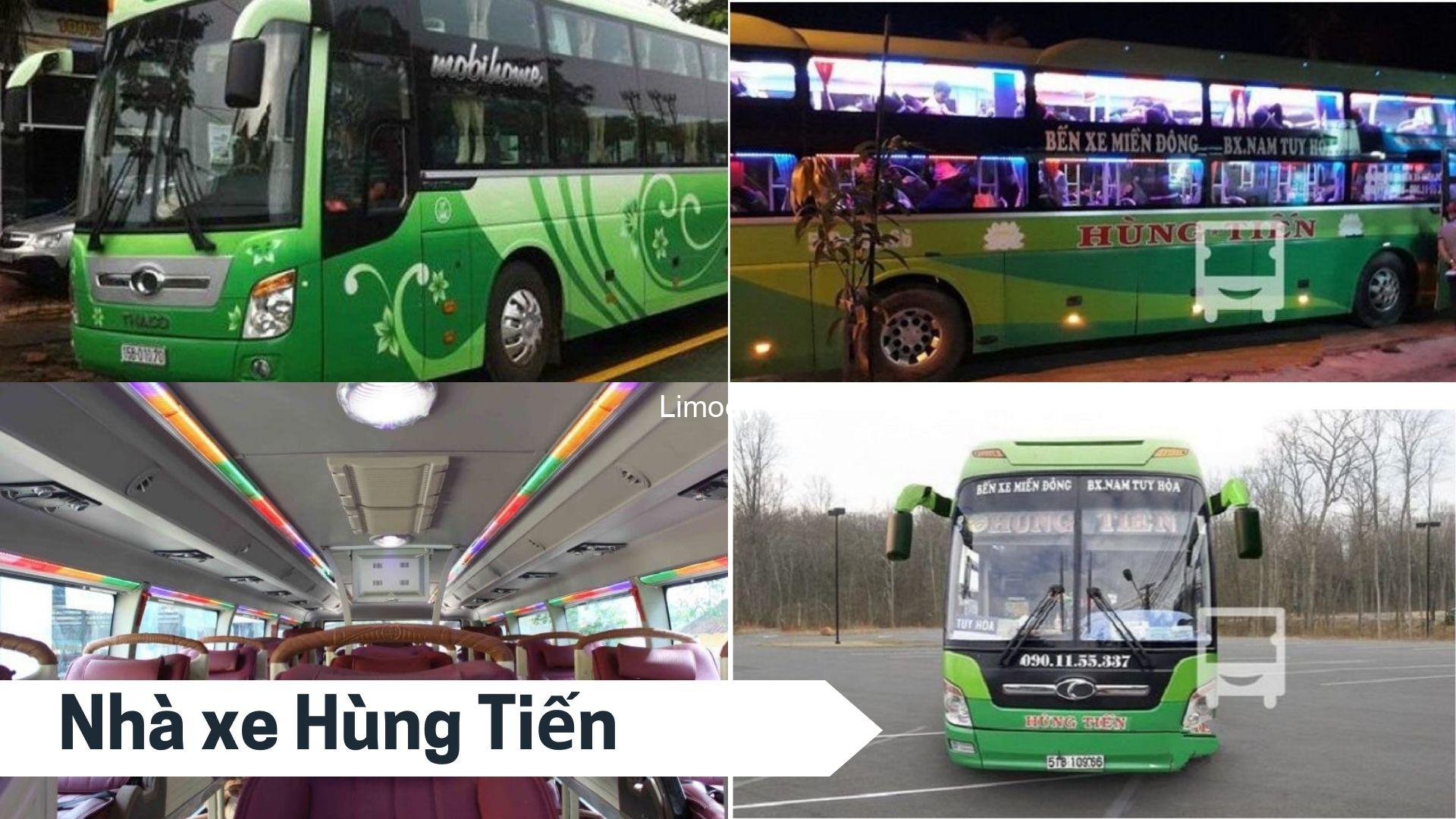 Xe Hùng Tiến: Bến xe, giá vé, số điện thoại đặt vé đi Phú Yên Sài Gòn