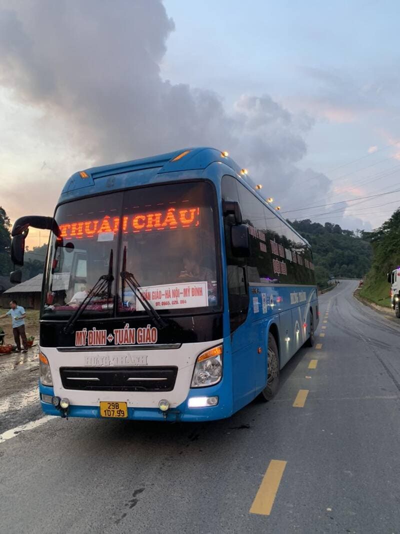 Nhà xe Đức Quyến Hà Nội Điện Biên Tủa Chùa Tuần Giáo Bắc Ninh