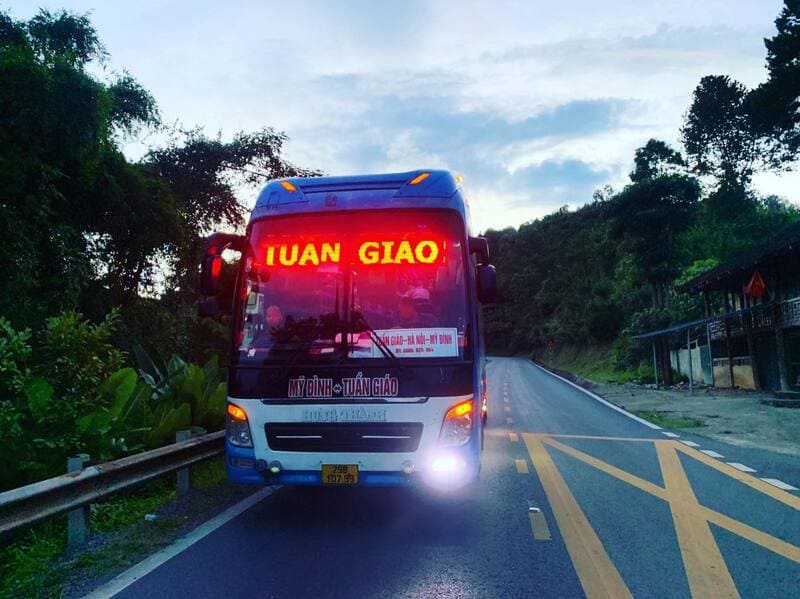 Nhà xe Đức Quyến Hà Nội Điện Biên Tủa Chùa Tuần Giáo Bắc Ninh