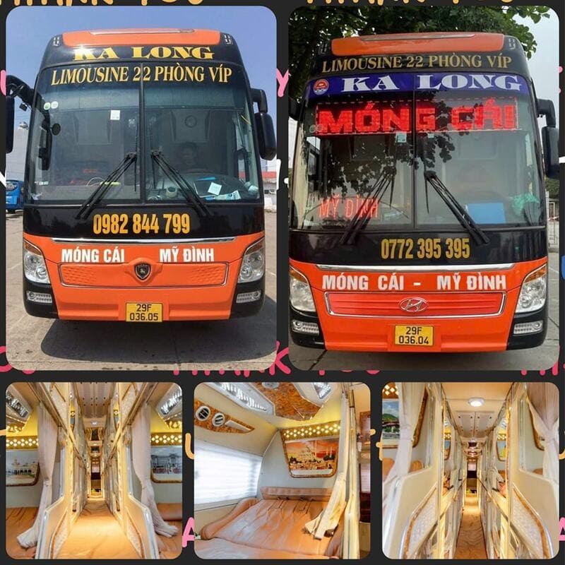 Nhà xe Kalong Mỹ Đình Hạ Long Móng Cái: Số điện thoại, giá vé