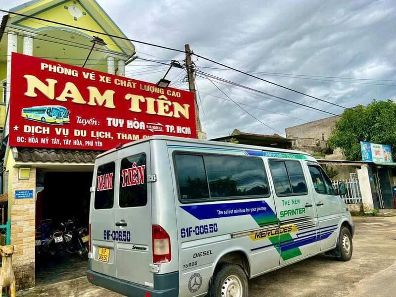 Nhà xe Nam Tiên bến xe Miền Đông Sài Gòn đi Phú Yên Tây Hòa