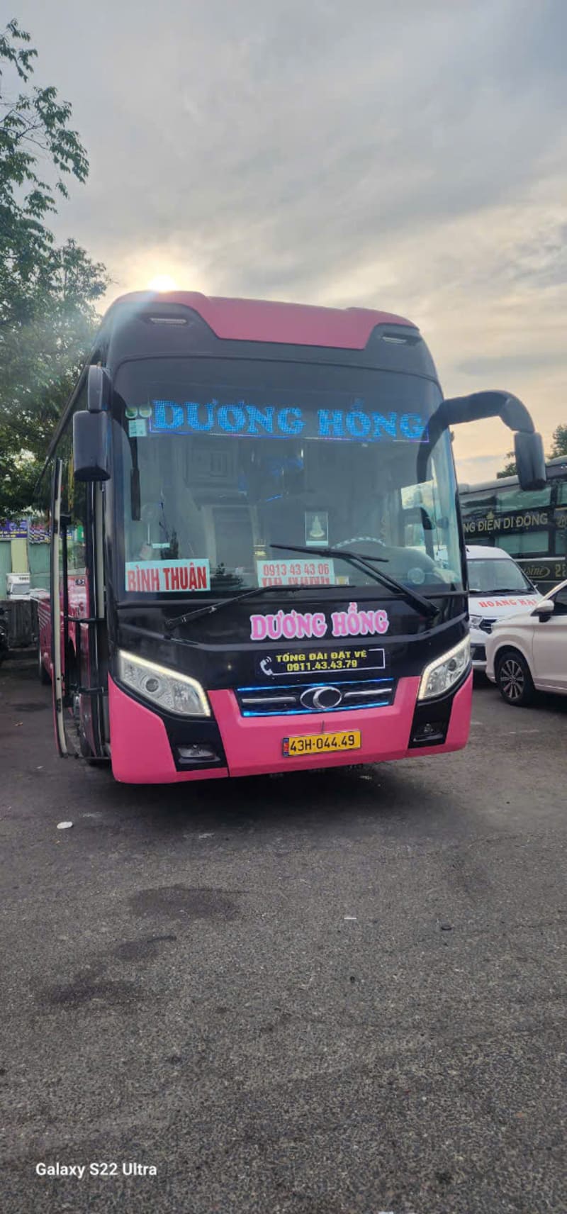 Nhà xe Dương Hồng Vinh Nghệ An đi Đà Nẵng Tánh Linh Đức Linh