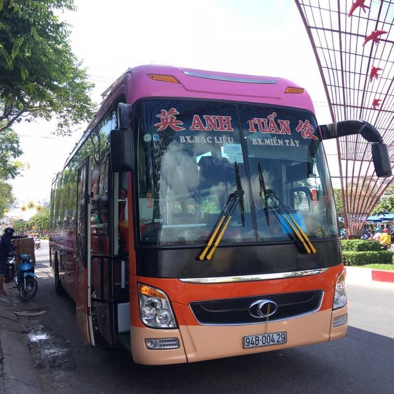 Nhà xe Anh Tuấn Bạc Liêu đi Sài Gòn TPHCM bến xe Miền Tây