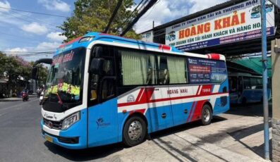 Nhà xe Hoàng Khải Bến Tre Ba Tri Giồng Trôm đi Sài Gòn
