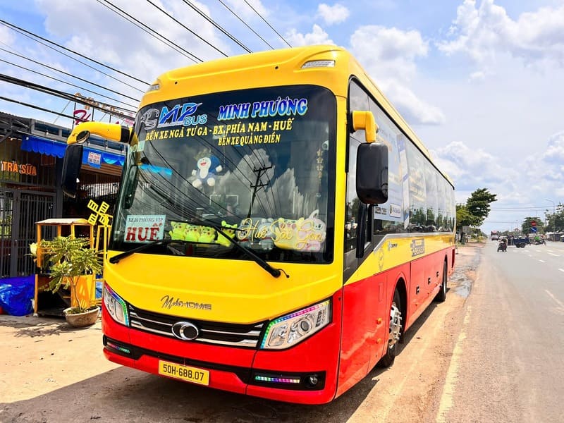 Nhà xe Minh Phương MPbus Sài Gòn đi Huế Đà Nẵng Quảng Nam