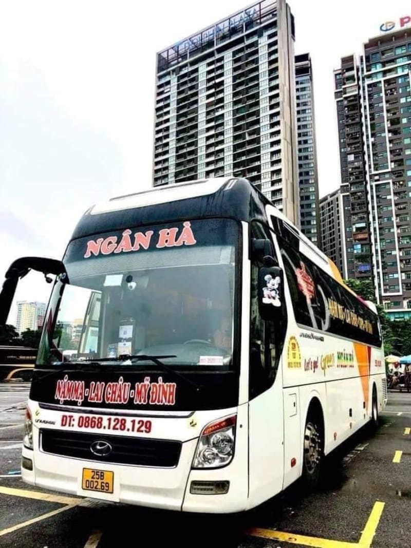 Nhà xe Ngân Hà tuyến Than Uyên Lai Châu đi Mỹ Đình Hà Nội