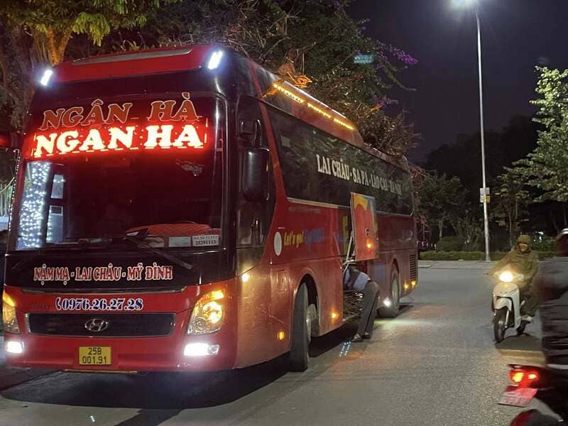 Nhà xe Ngân Hà tuyến Than Uyên Lai Châu đi Mỹ Đình Hà Nội