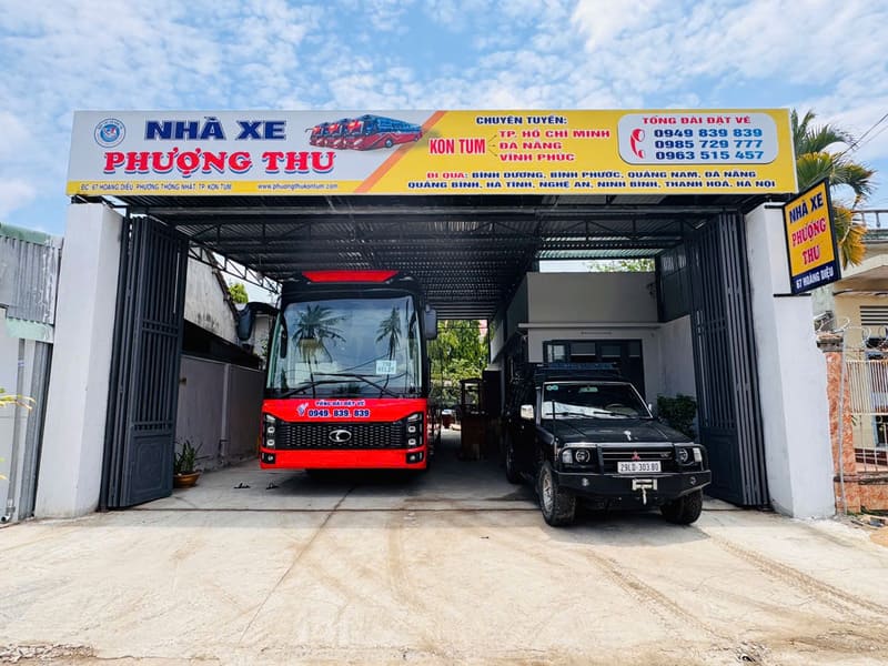 Nhà xe Phượng Thu: Bến xe, giá vé, số điện thoại đặt vé, lịch trình đi Tây Nguyên