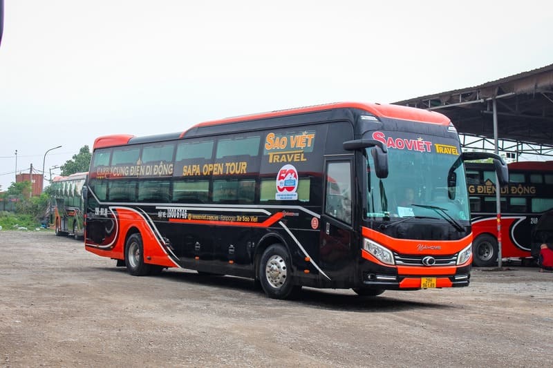 Nhà xe Sao Việt chuyên tuyến Hà Nội đi Sapa Lào Cai Bảo Hà