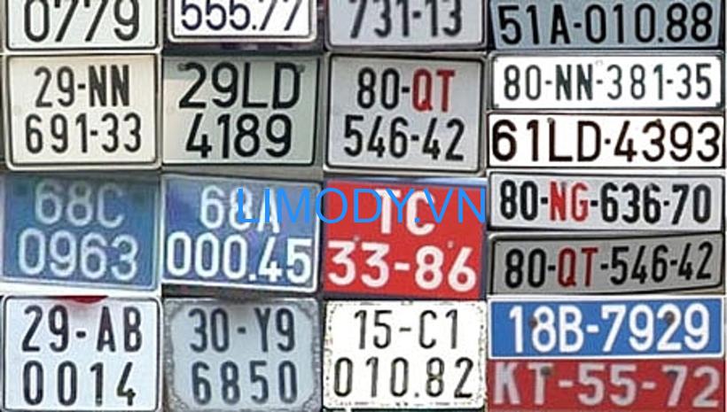 Biển số xe là gì? Danh sách các biển số xe 63 tỉnh thành phố ở Việt Nam