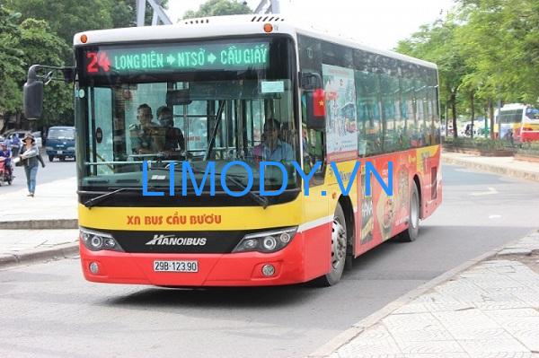 Danh sách lộ trình các tuyến xe buýt Hà Nội - xe bus Hà Nội 2 tầng nhanh