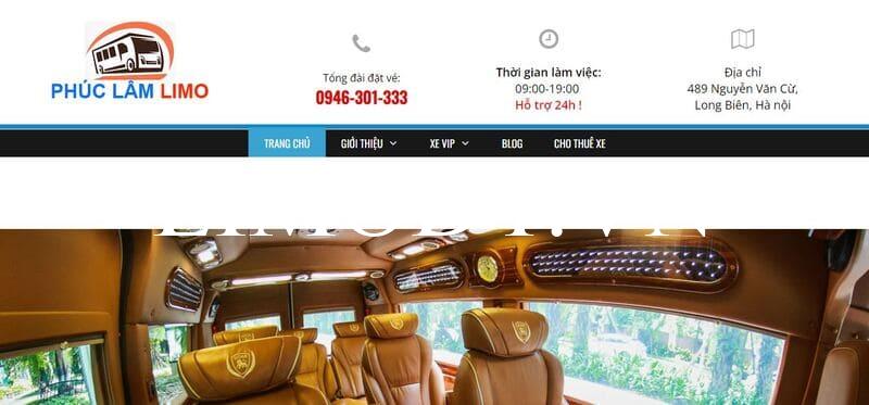 42 Nhà xe limousine đi Sapa xe limousine Hà Nội Sapa tốt nhất