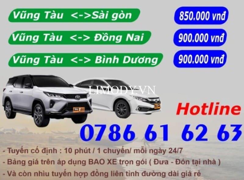 33 Hãng taxi Vũng Tàu Hồ Tràm Long Hải giá rẻ đưa đón sân bay