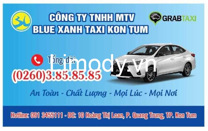 Top 8 Hãng taxi Kon Tum Ngọc Hồi Măng Đen số điện thoại