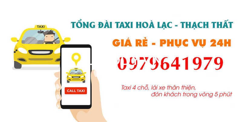 16 Hãng taxi Hòa Lạc khu công nghệ cao Láng Hòa Lạc