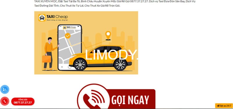 Top 12 Hãng taxi Bình Châu số điện thoại tổng đài 24/24