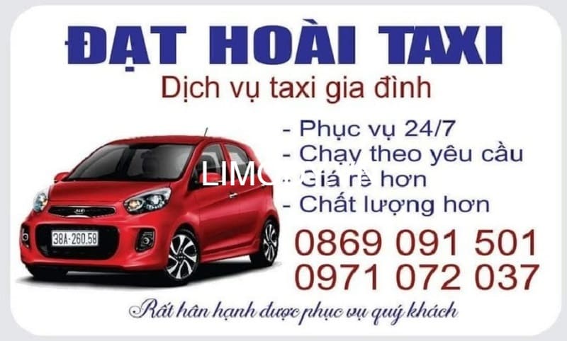 11 Hãng taxi Hương Sơn Hà Tĩnh số điện thoại tổng đài