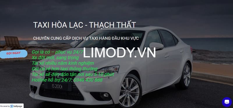 15 Hãng taxi Thạch Thất Hà Nội số điện thoại tổng đài