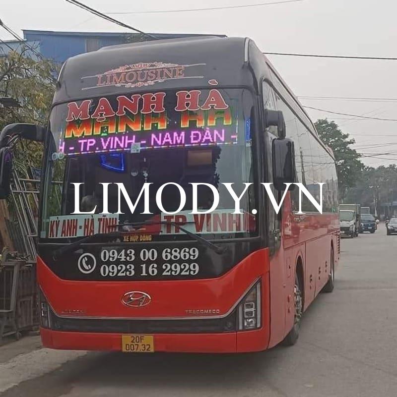 27 Nhà xe Hà Tĩnh Hà Nội đi Kỳ Anh xe khách limousine giường nằm