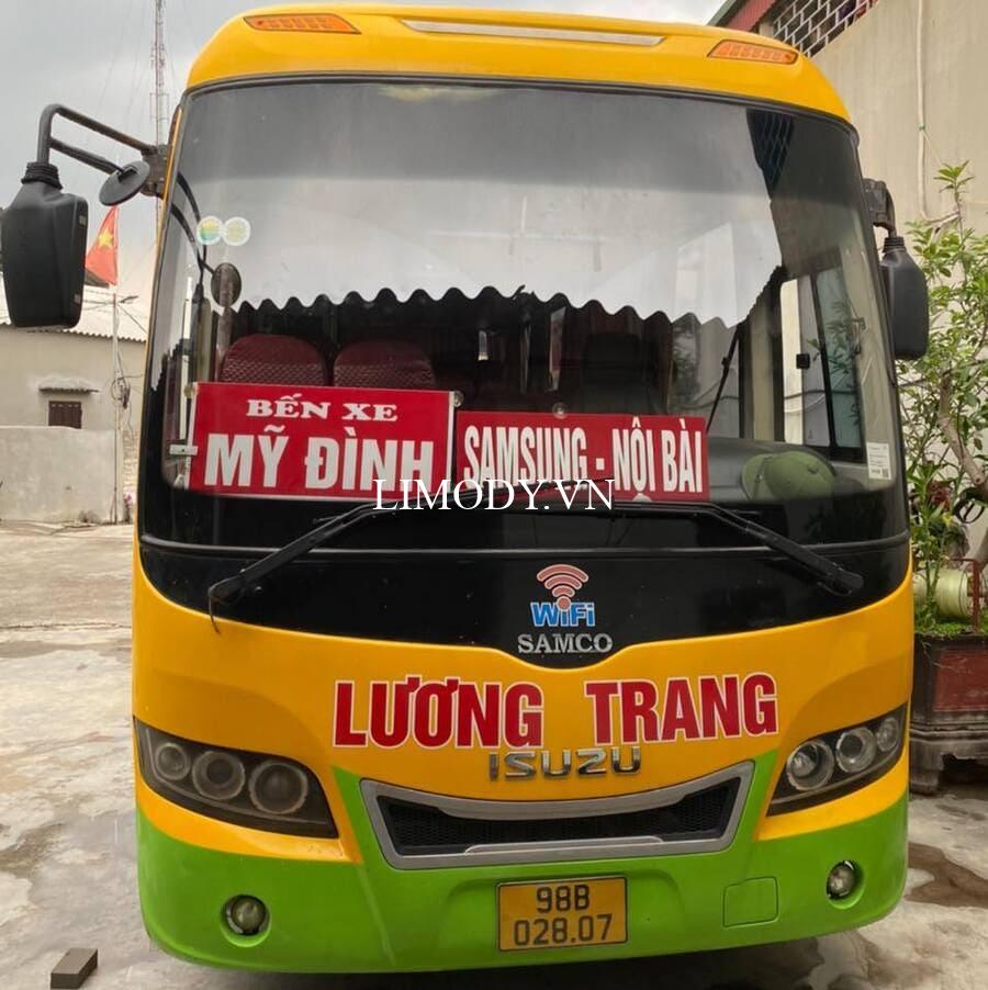 18 Nhà xe Mỹ Đình Bắc Giang Lục Ngạn Hiệp Hòa xe khách xe bus
