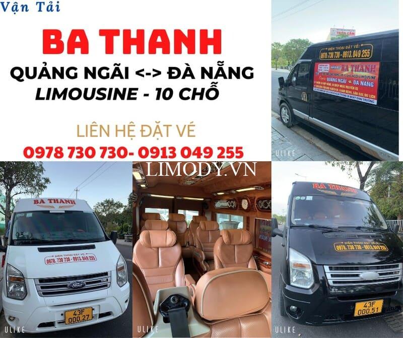 25 Nhà xe Đà Nẵng Quảng Nam Tam Kỳ limousine giường nằm