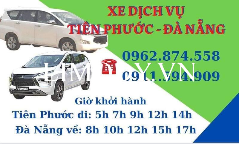 Top 10 Nhà xe dịch vụ Tiên Phước Đà Nẵng giá rẻ uy tín nhất