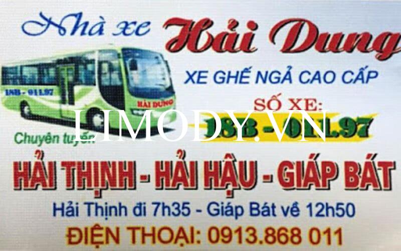 Top 4 Nhà xe khách Hải Thịnh - Giáp Bát limousine giường nằm