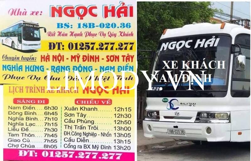 9 Nhà xe Nghĩa Hưng Mỹ Đình xe khách limousine giường nằm