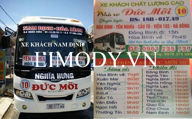 9 Nhà xe Nghĩa Hưng Mỹ Đình xe khách limousine giường nằm