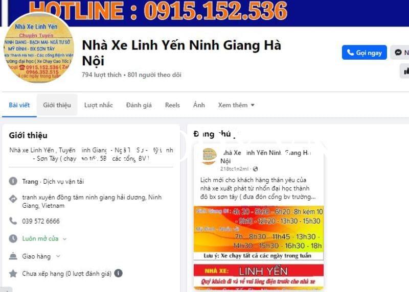 Nhà xe Linh Yến: Lịch trình và số điện thoại Hà Nội đi Hải Dương