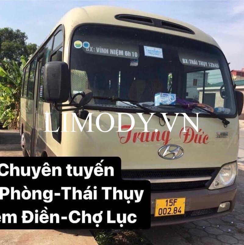 Top 7 Nhà xe khách Thái Thuỵ đi Hải Phòng giá rẻ uy tín nhất