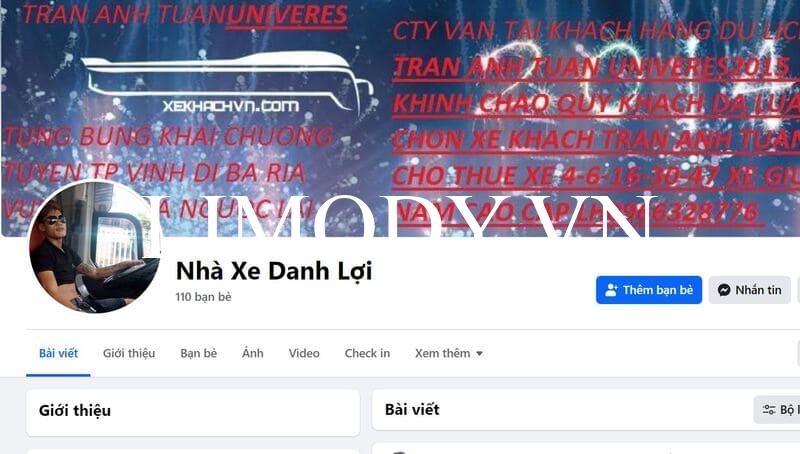 Nhà xe Danh Lợi: Tuyến đường Đắk Lắk đi Các tỉnh Bắc Trung Nam