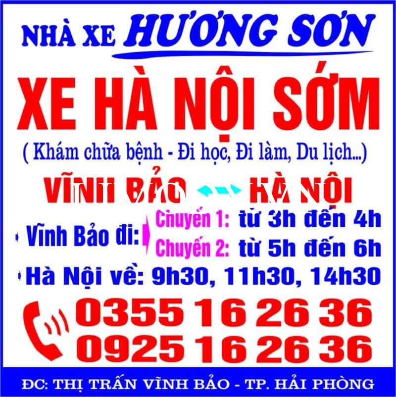 Top 8 Nhà xe Hương Sơn Hải Phòng uy tín chất lượng tốt nhất