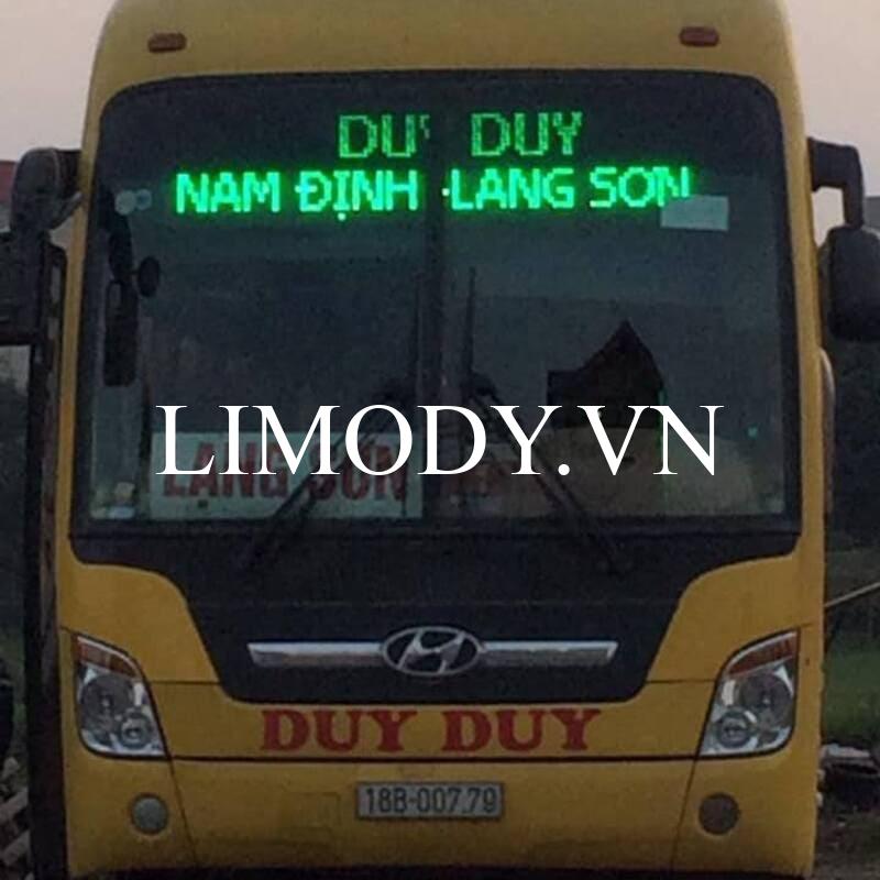 Nhà xe Duy Duy từ Nam Định đi Lào Cai Lạng Sơn Quảng Ninh